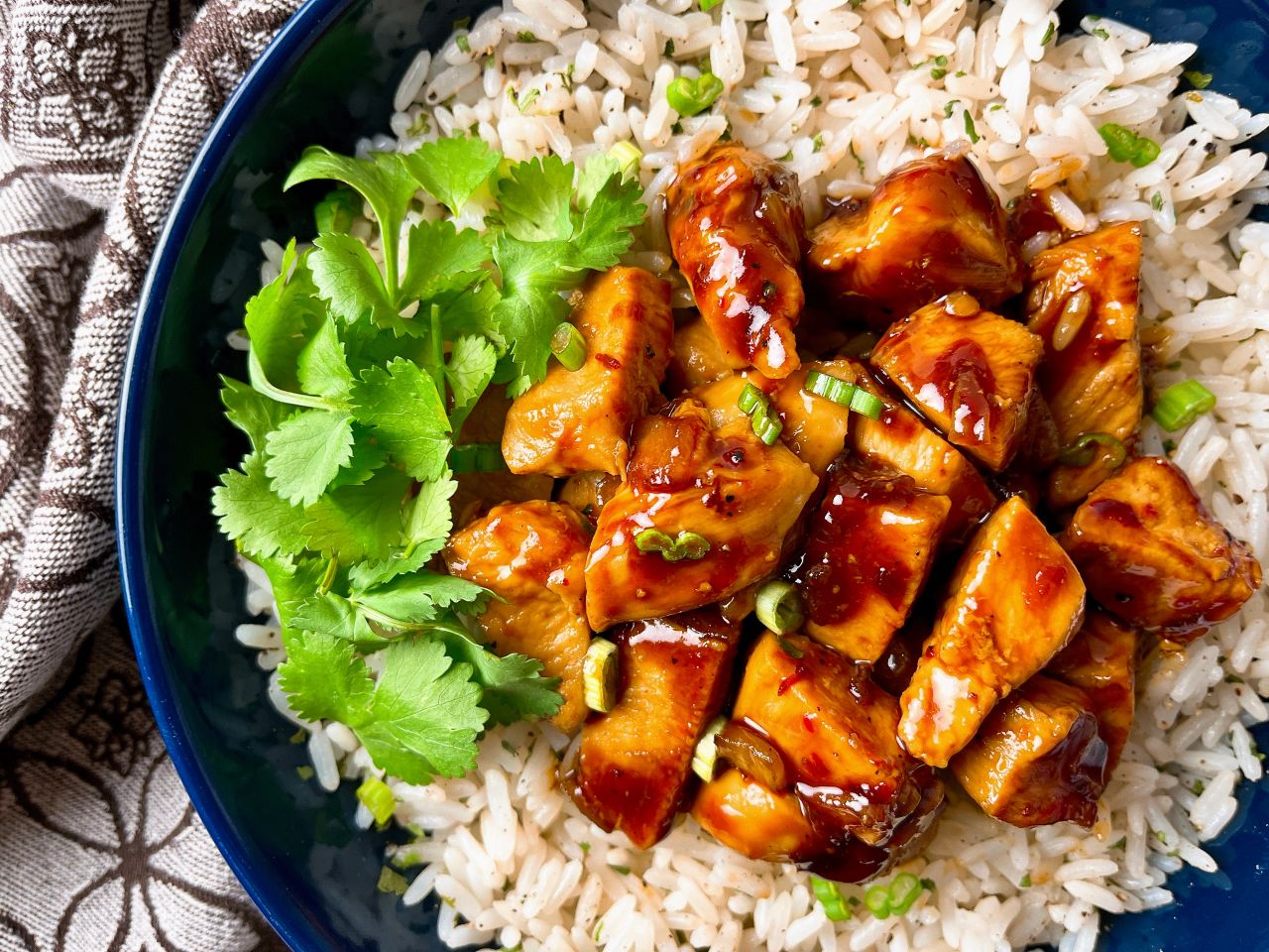 asian chicken bowls