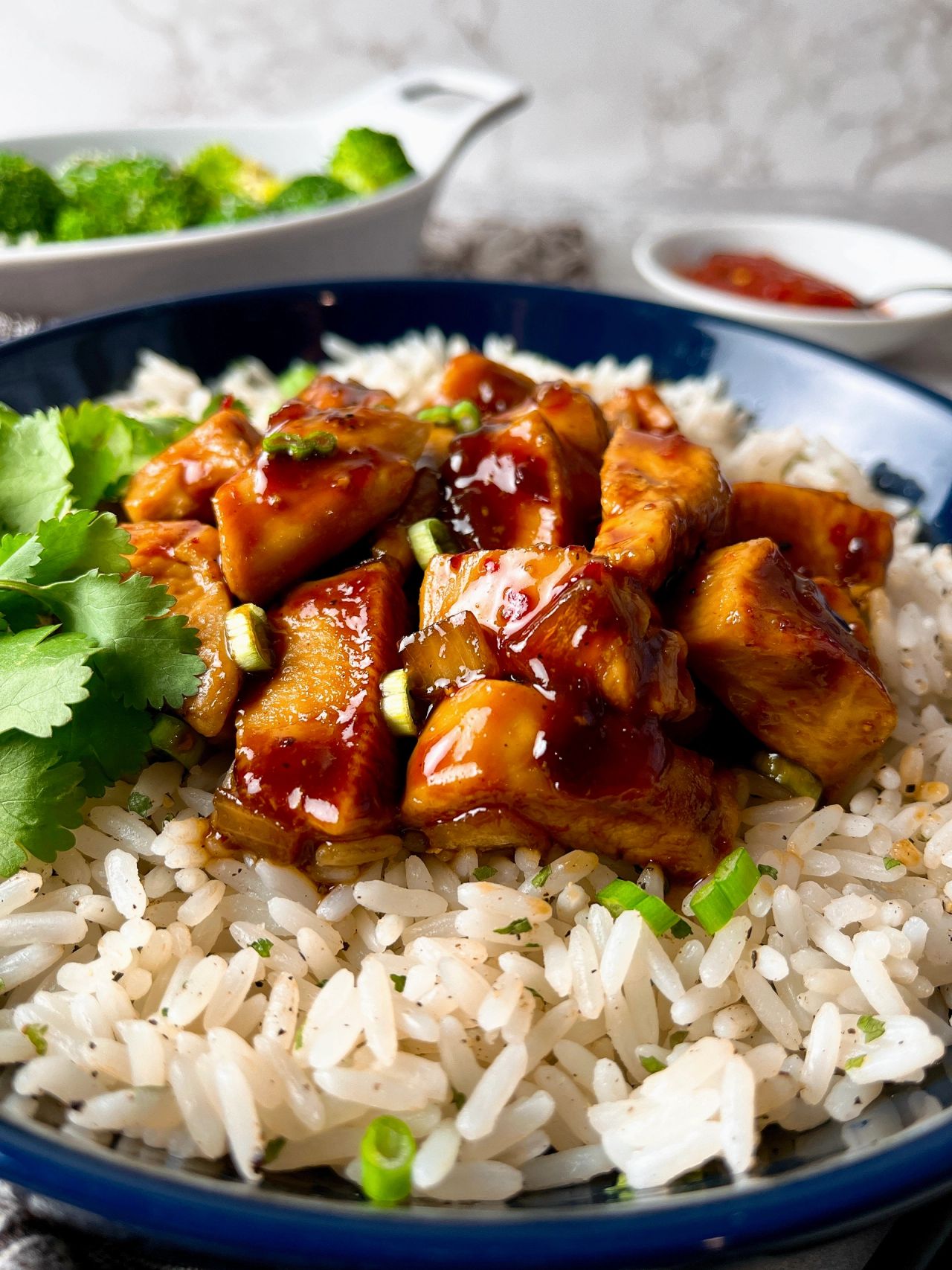 asian chicken bowls