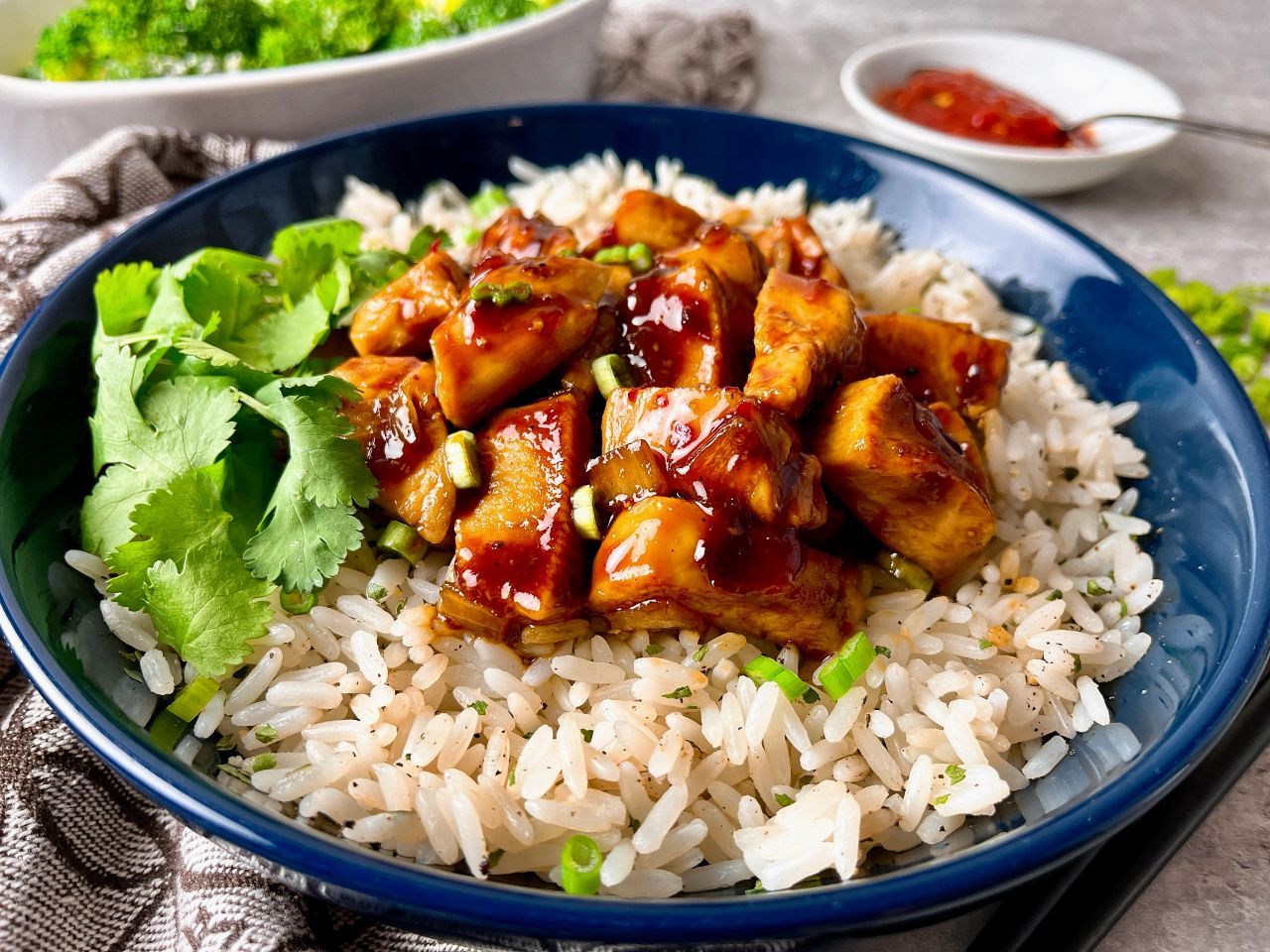 asian chicken bowls