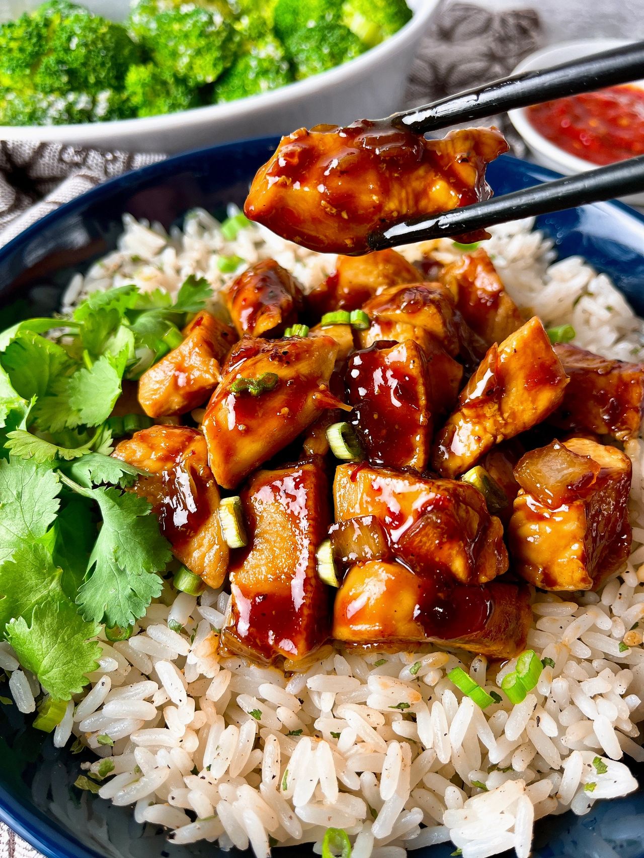 asian chicken bowls