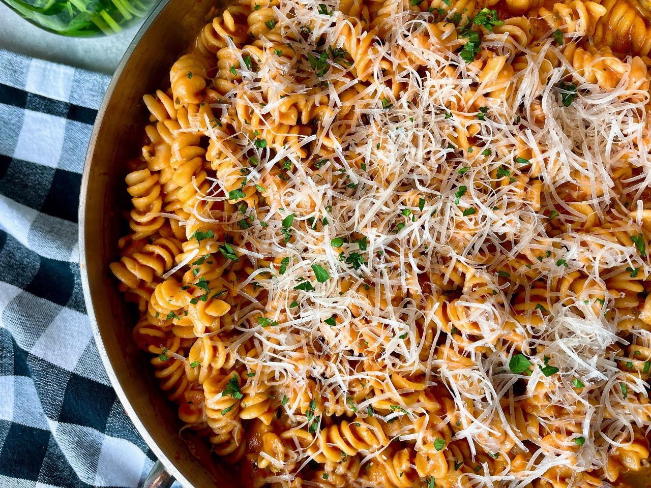 creamy rotini pasta