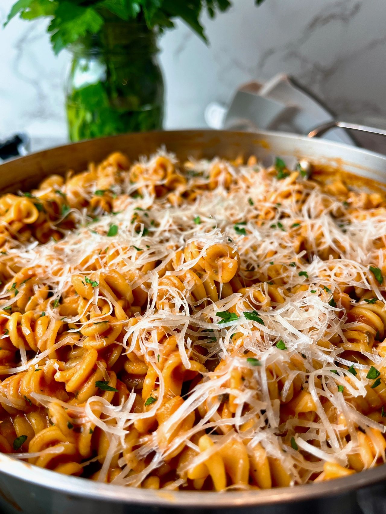 creamy rotini pasta
