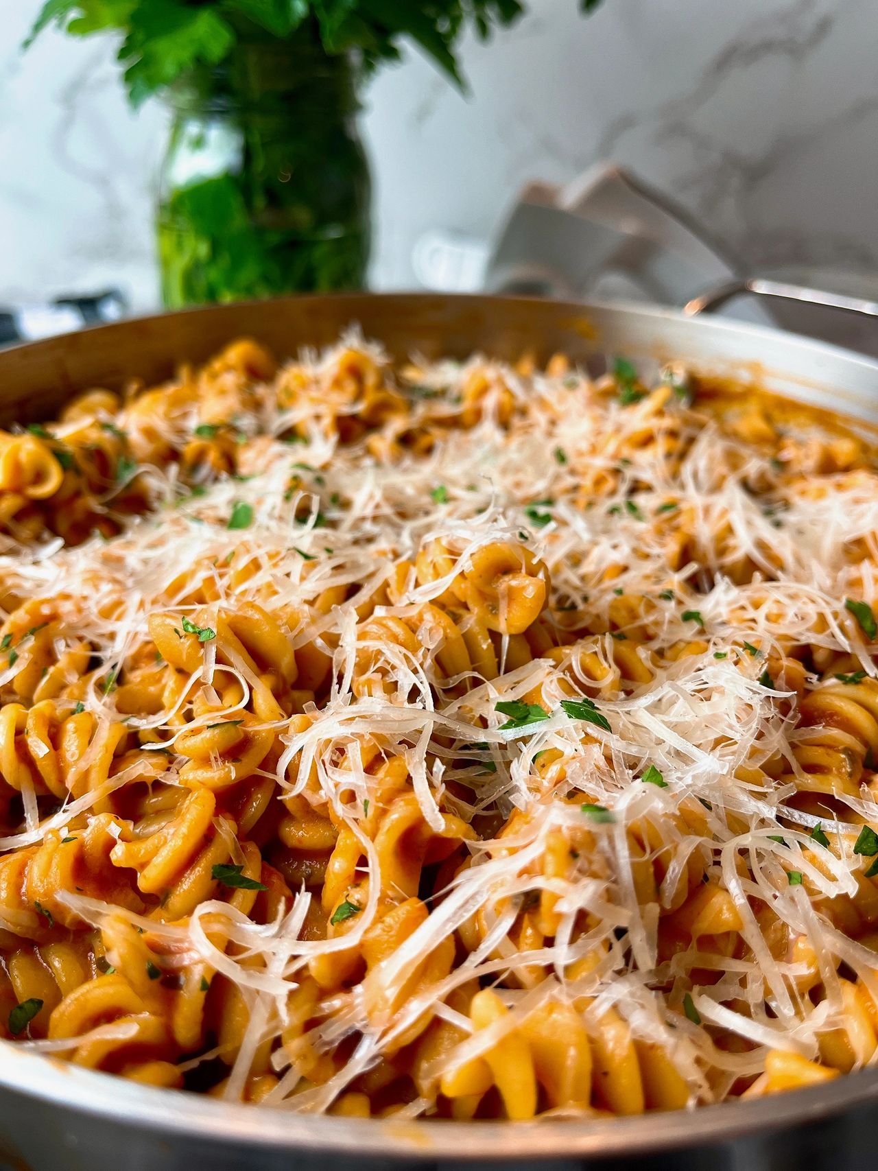 creamy rotini pasta