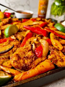 chicken fajitas