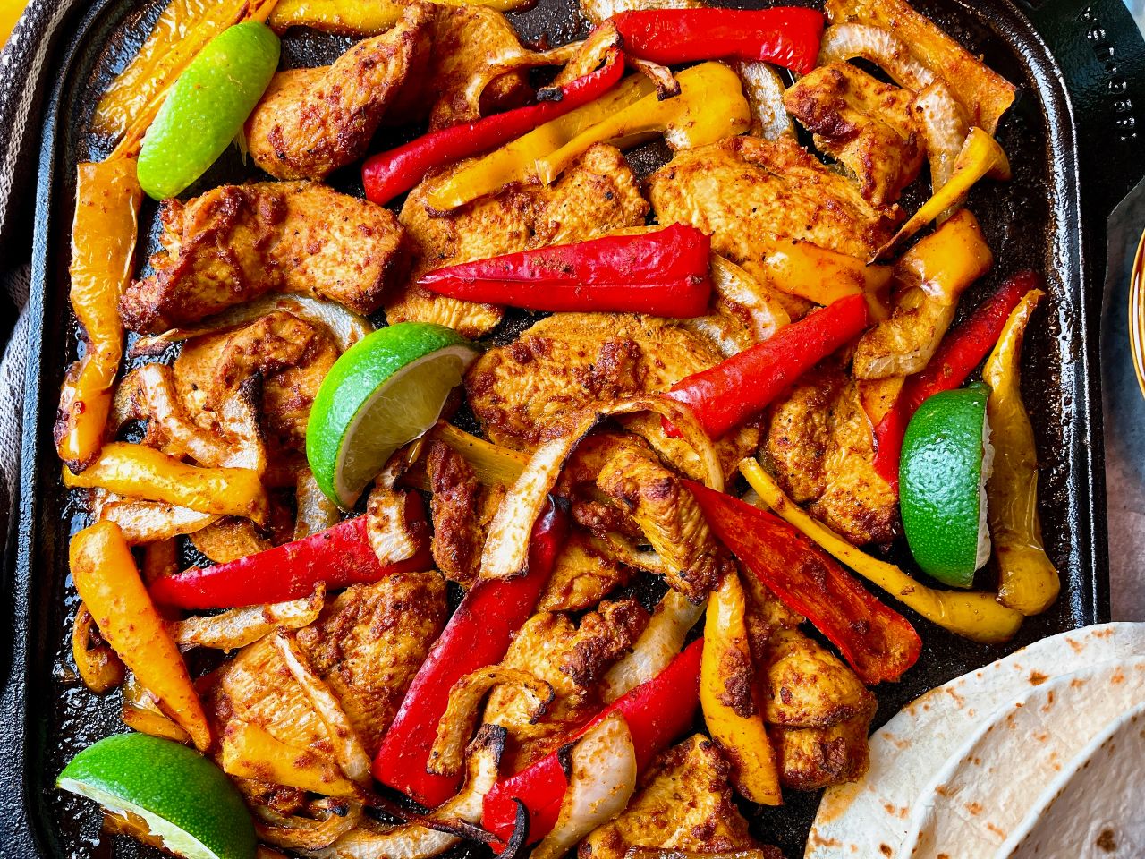 One Pan Chicken Fajitas