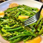 lemon butter asparagus and green beans