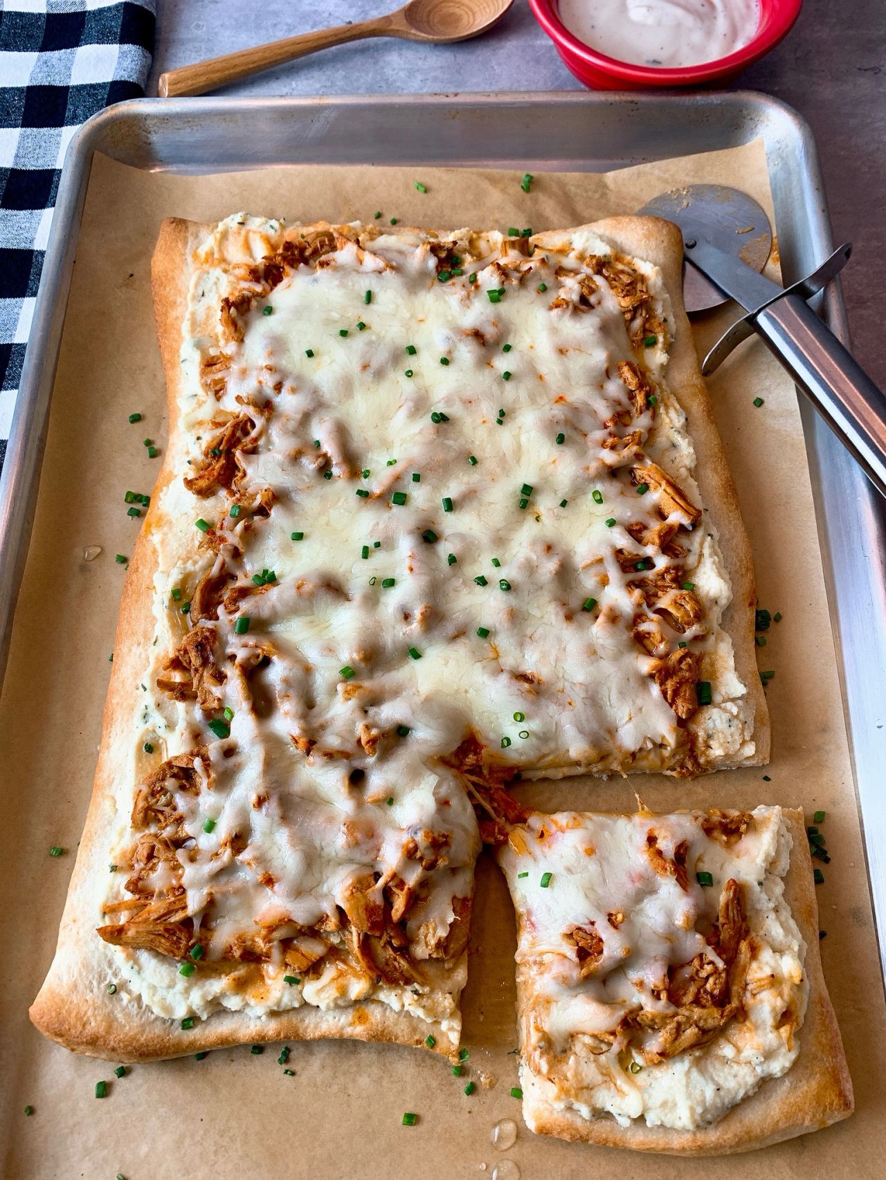 buffalo chicken pizza