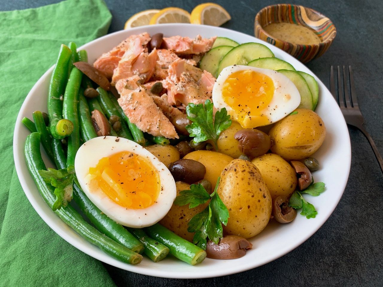 Salmon Nicoise Salad Salmon Nicoise Salad