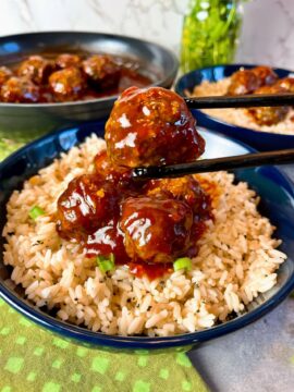 sweet and sour meatballs
