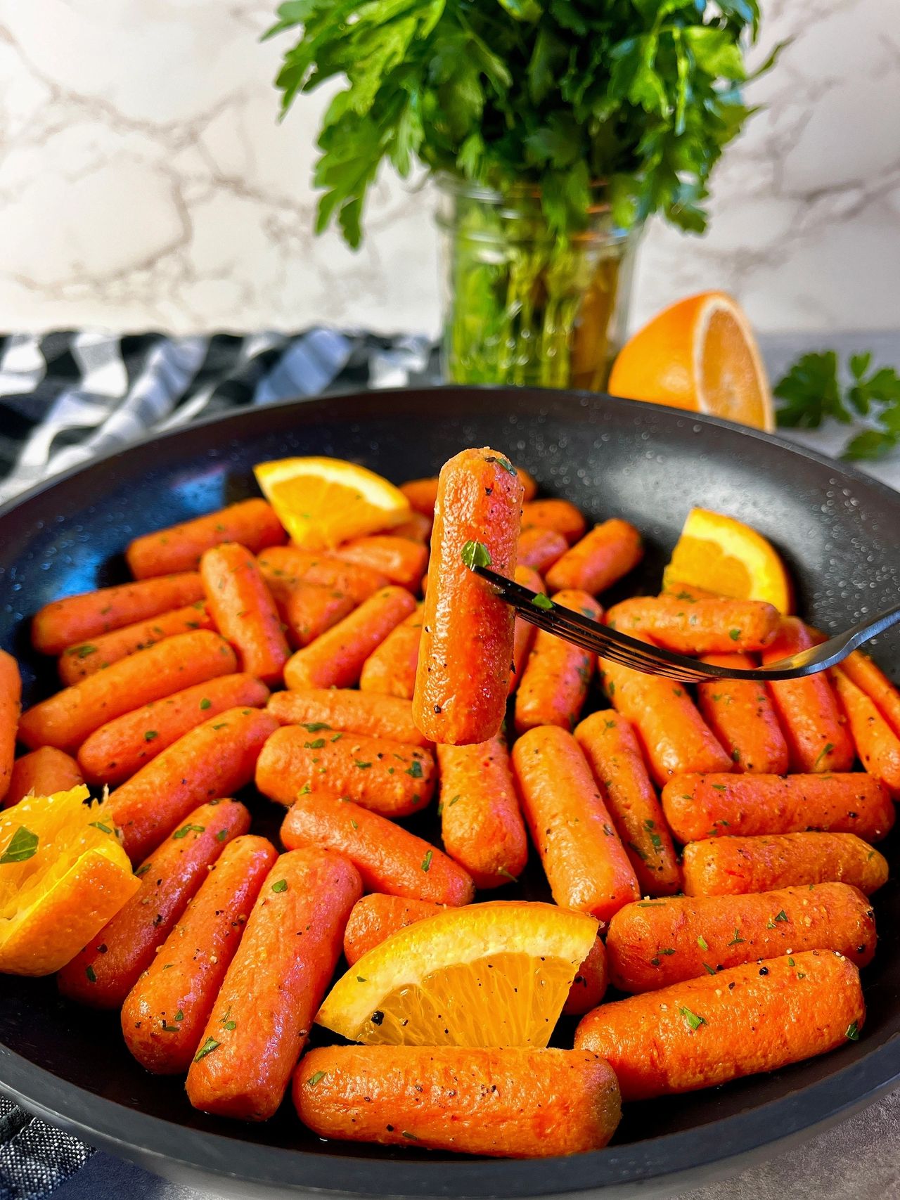 orange glazed carrots