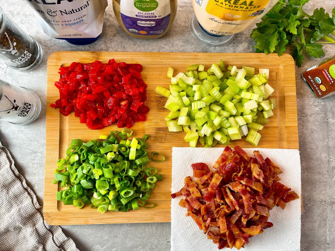 ingredients for potato salad
