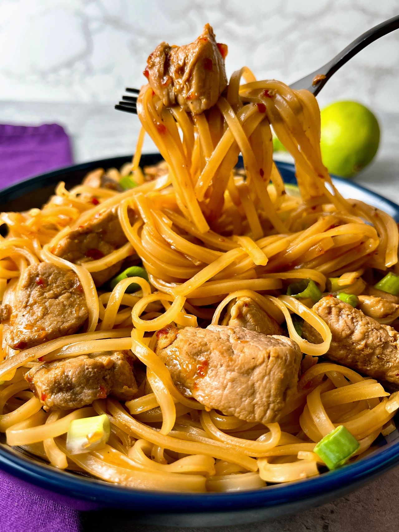Spicy Pork Noodle Bowls Spicy Pork Noodle Bowls