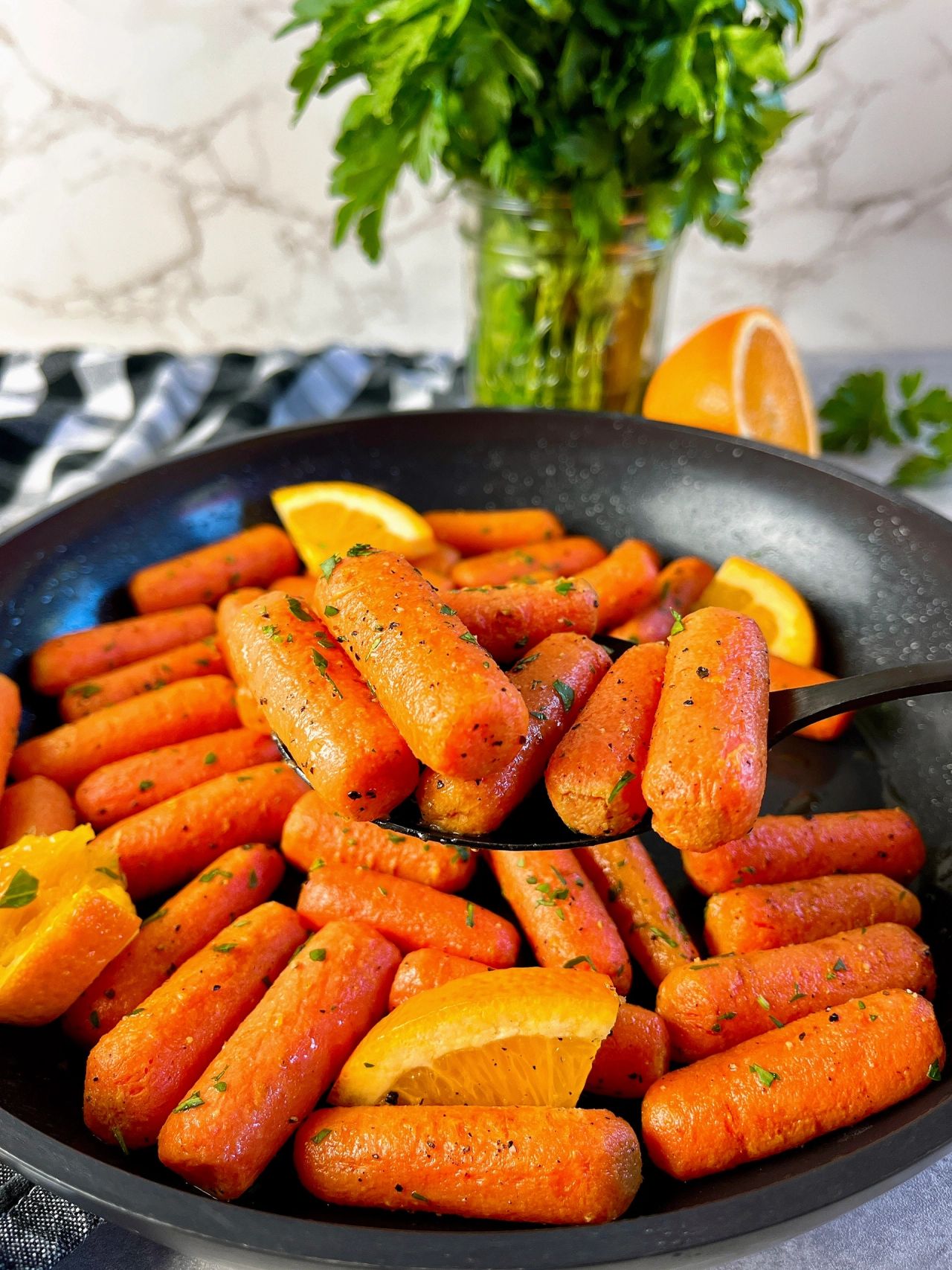 orange glazed carrots