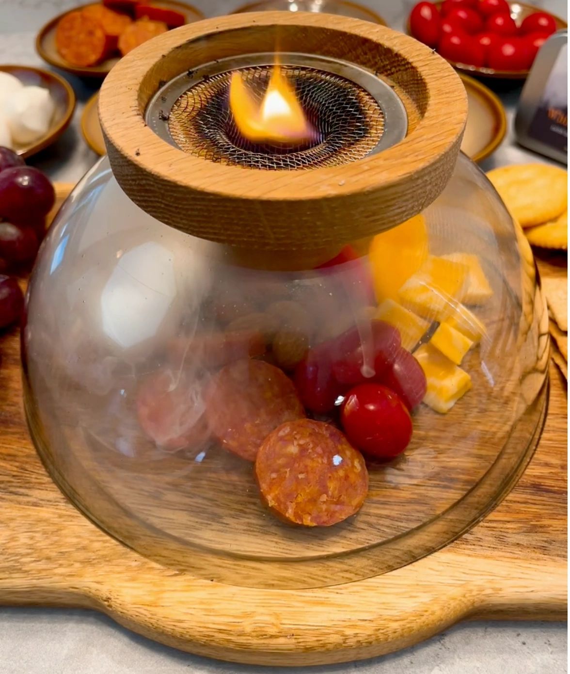 smoked charcuterie board