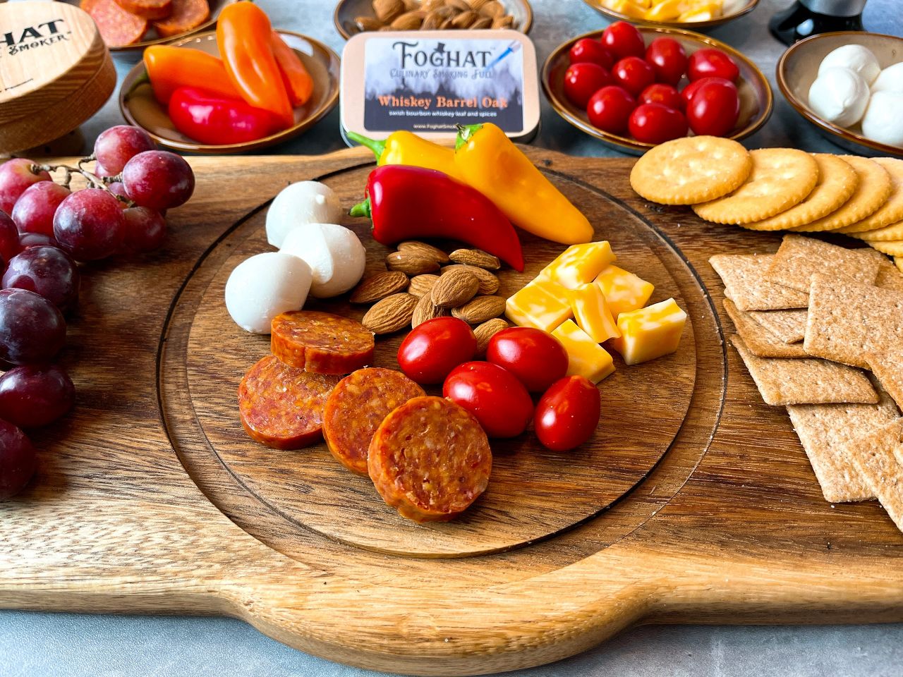 smoked charcuterie board
