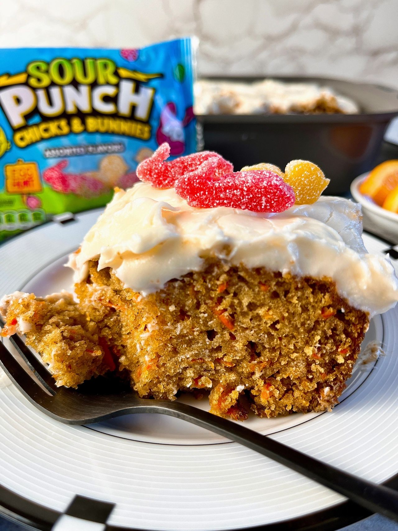 orange carrot cake