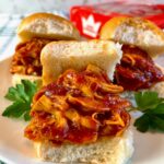 pulled chicken sliders