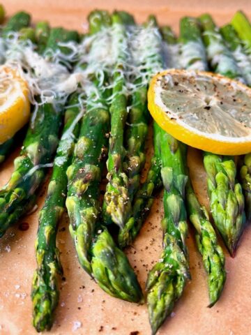 lemon butter asparagus