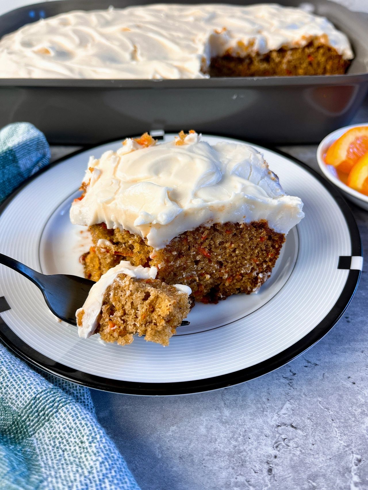 orange carrot cake