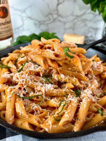 penne in pink vodka sauce