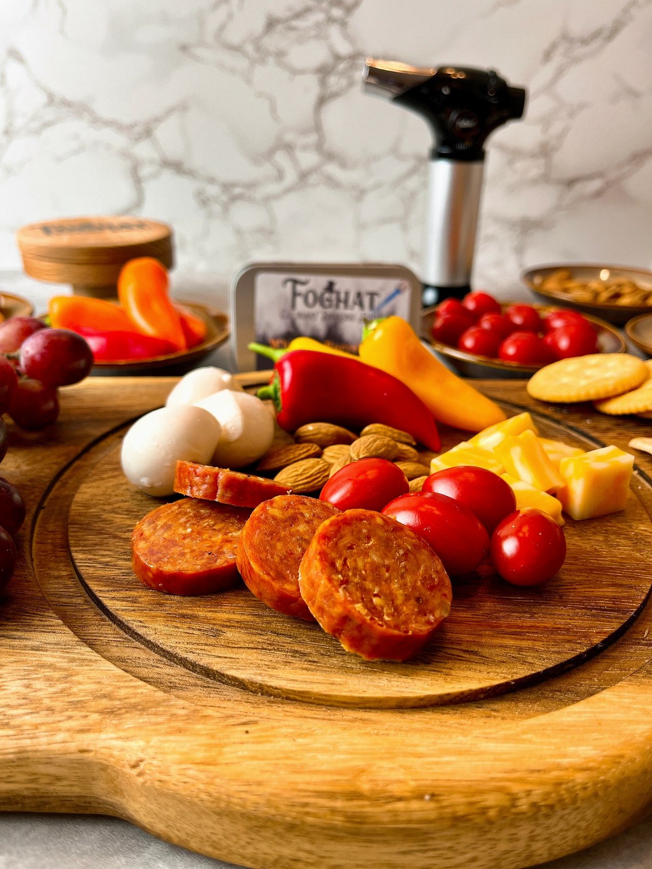 smoked charcuterie board