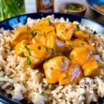 chicken with creamy enchilada sauce