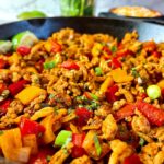 ground chicken fajitas