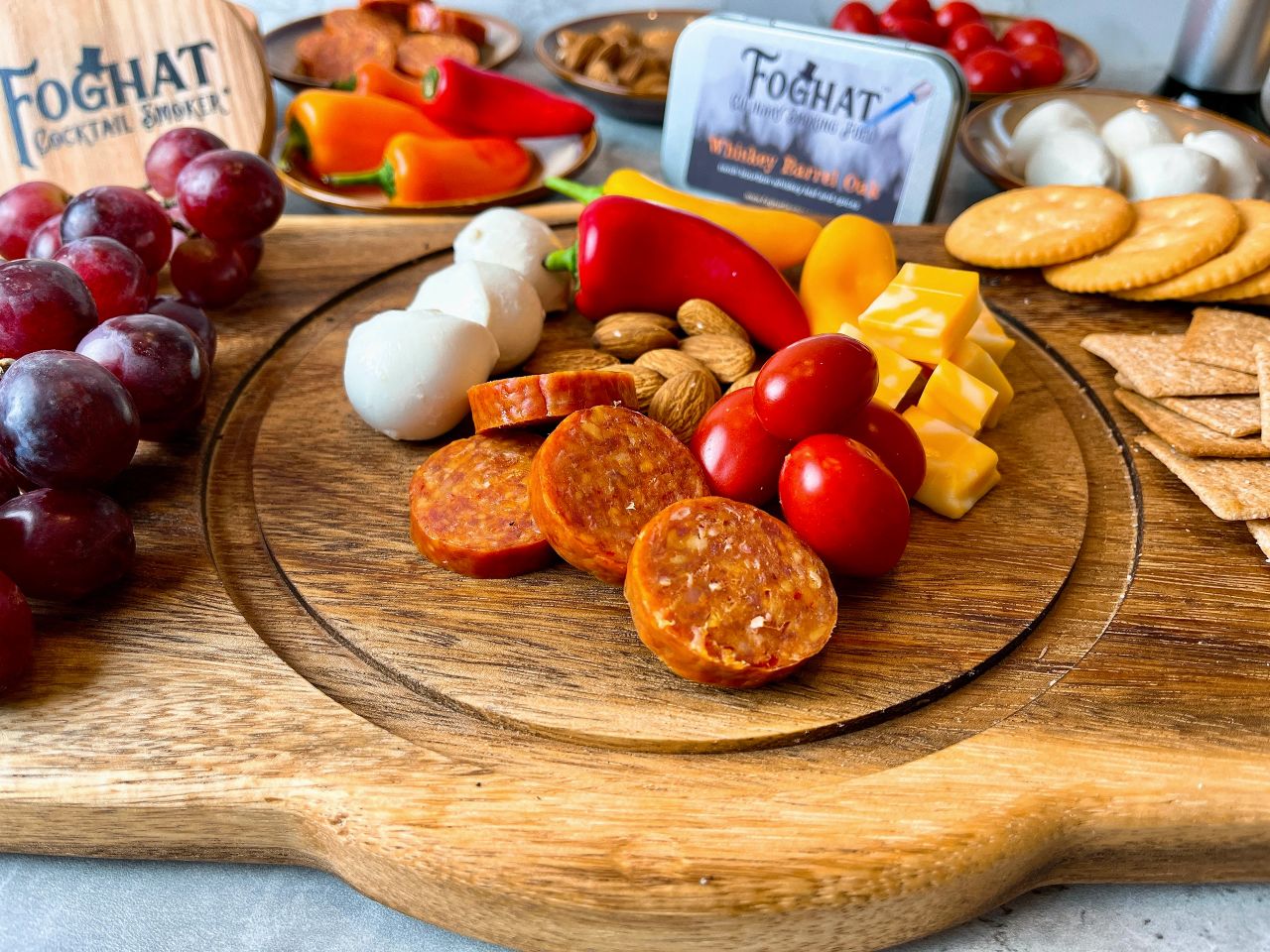 smoked charcuterie board