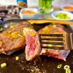 steaks with taco butter