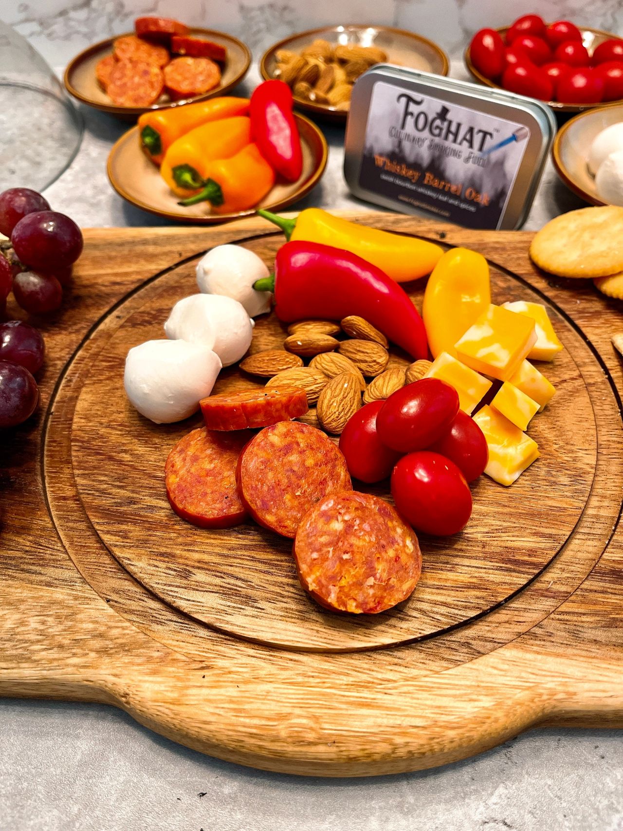smoked charcuterie board