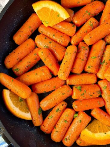 orange glazed carrots