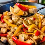 skillet chicken and peppers