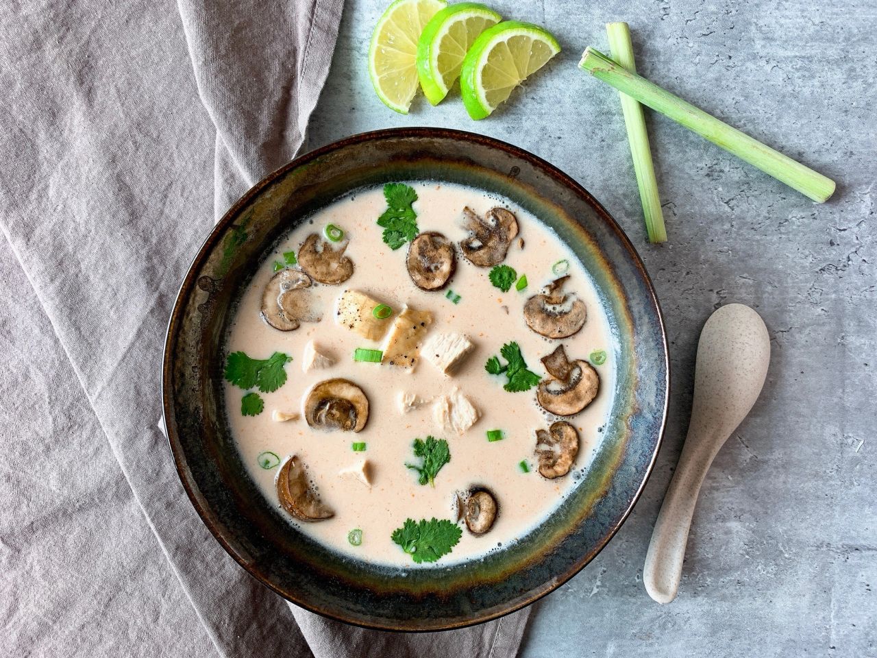 coconut chicken soup