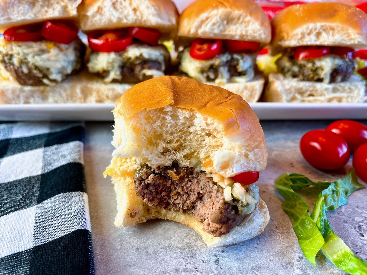 Pesto Beef Sliders