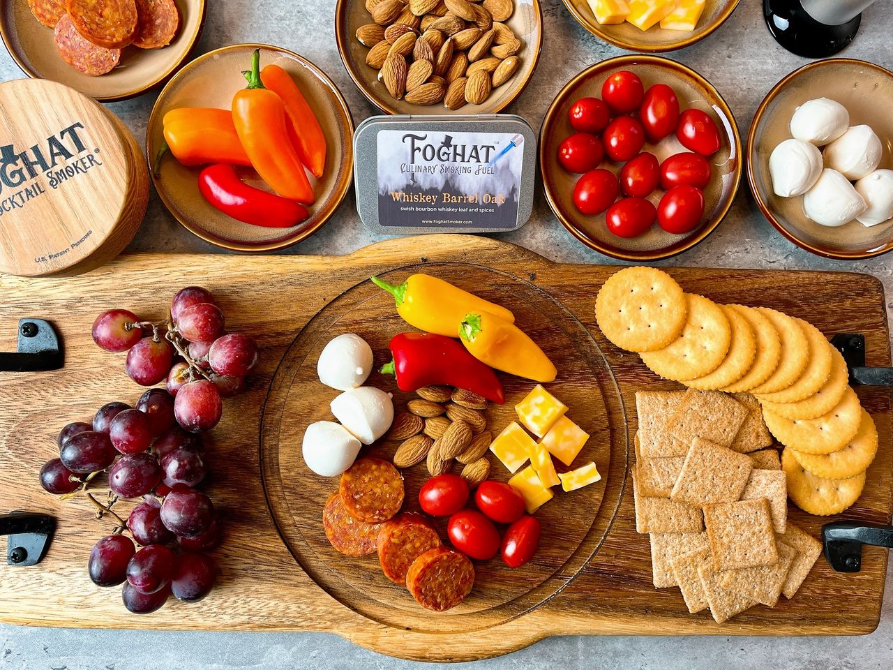 smoked charcuterie board