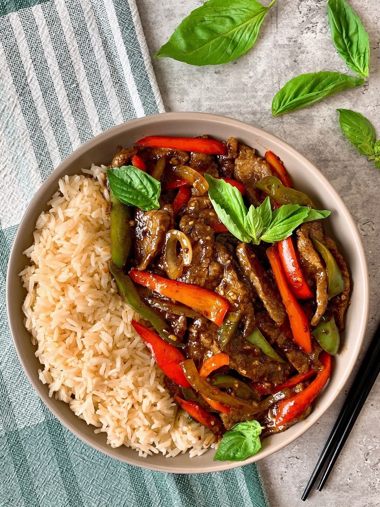 thai basil beef