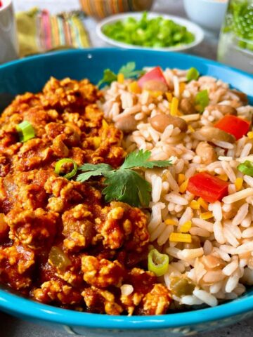 chicken taco bowls