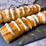 cheese stuffed baguette