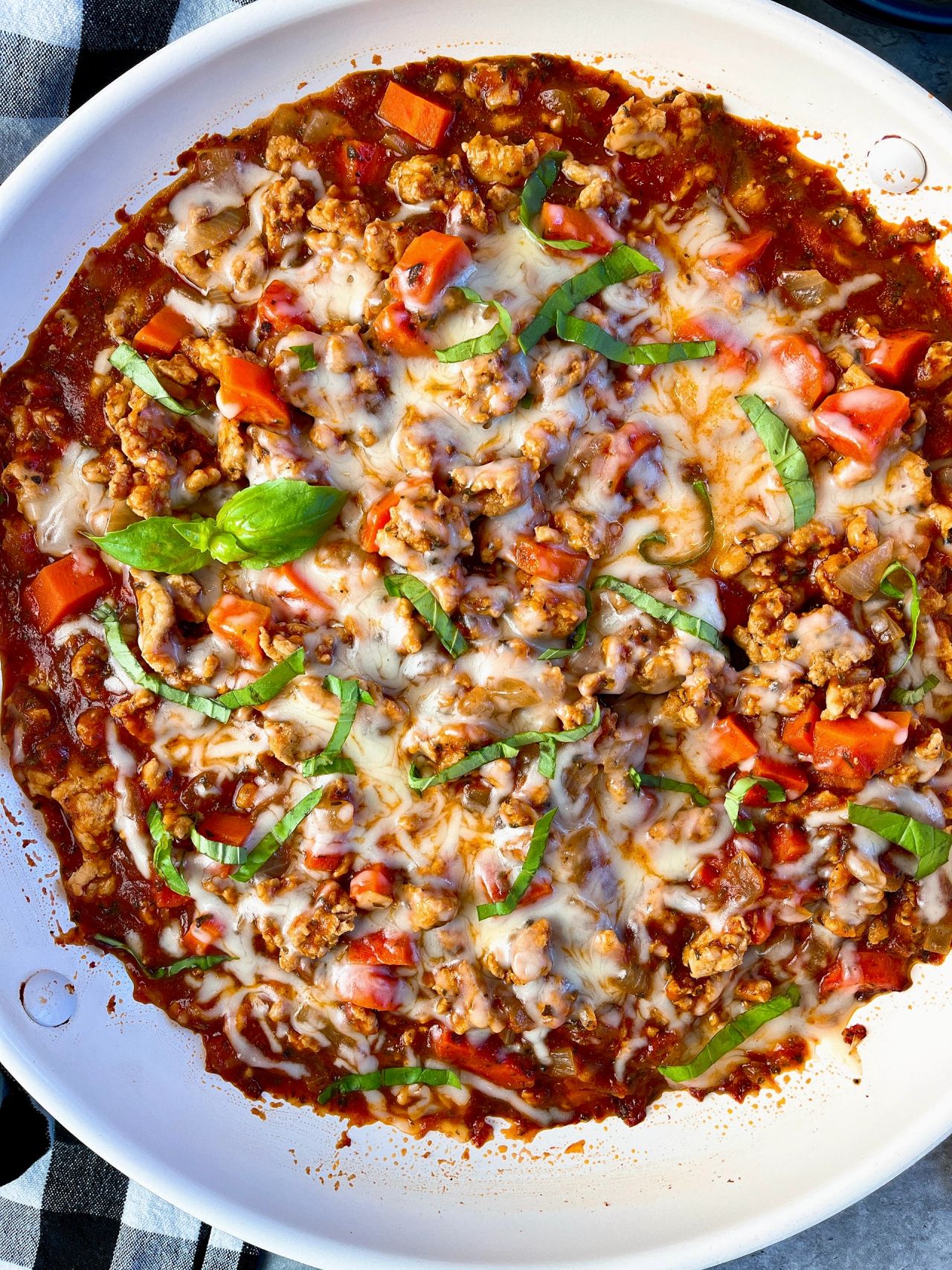 ground chicken marinara