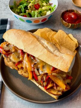 chicken cheesesteaks