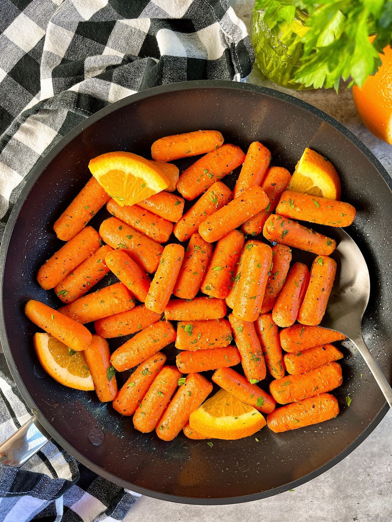orange glazed carrots