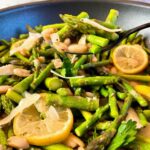 asparagus with white beans and lemon