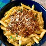 penne with bolognese sauce