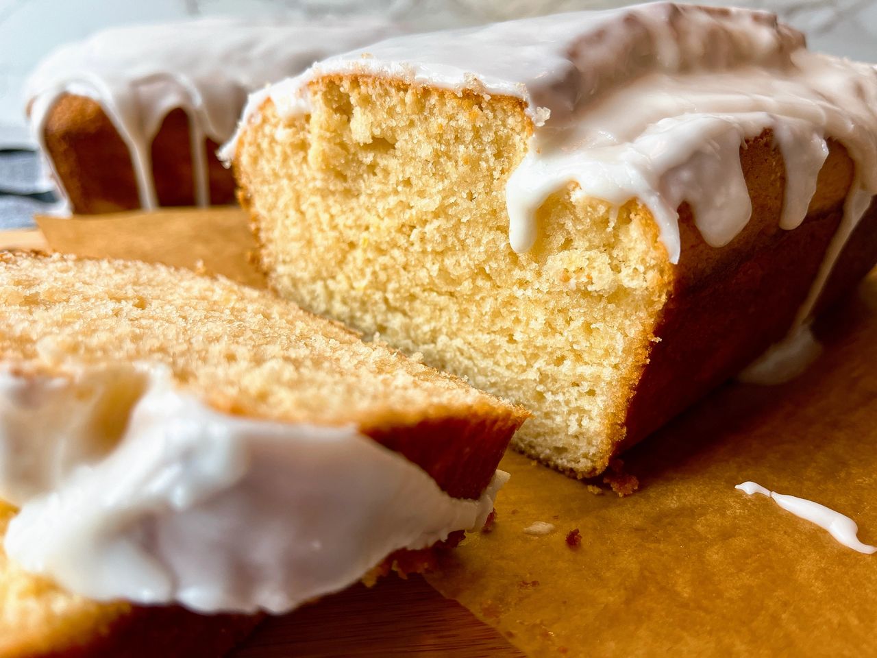 lemon glazed lemon loaf