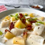fish chowder with bacon