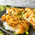 baked white fish with parmesan crust