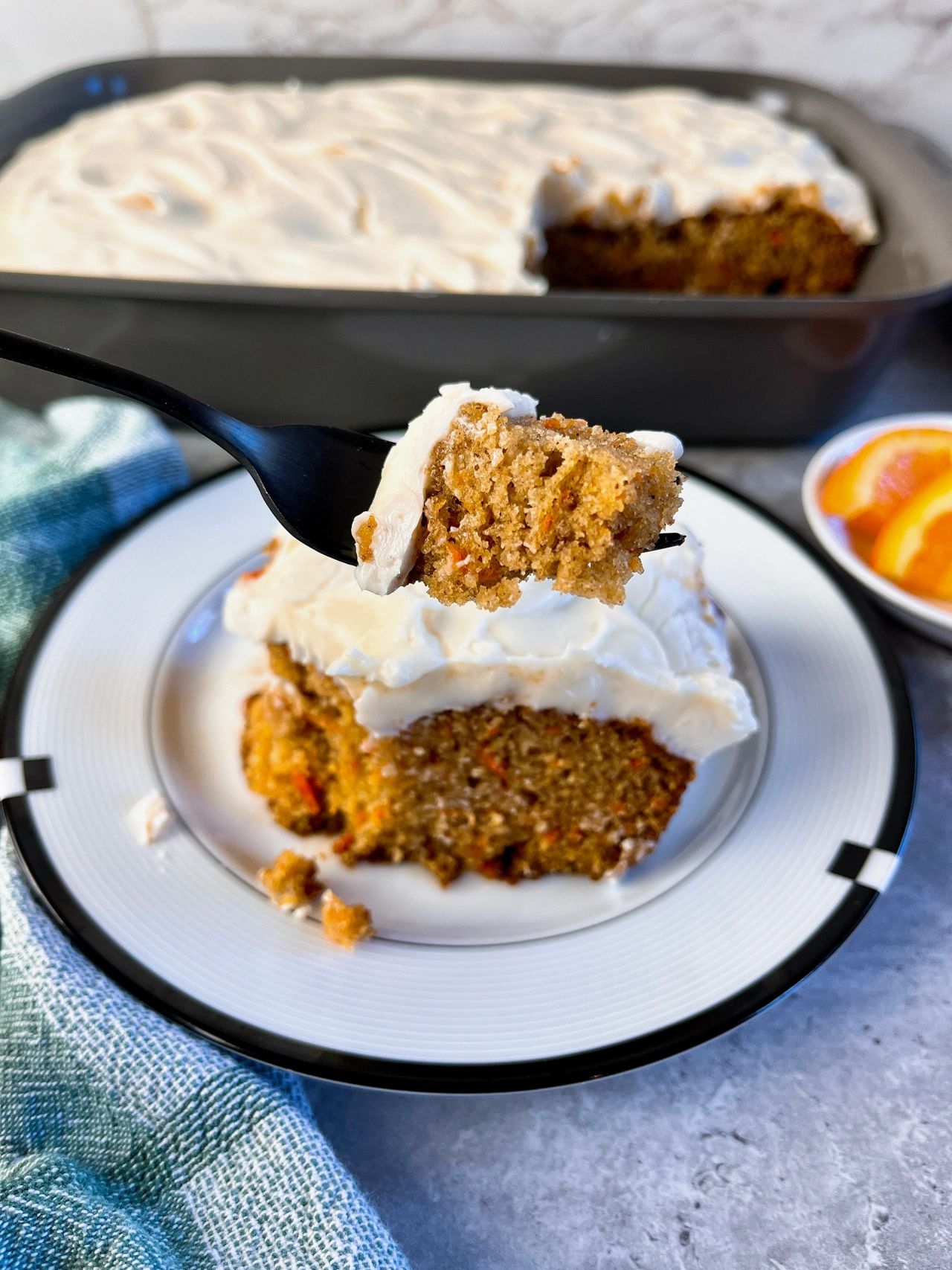 orange carrot cake