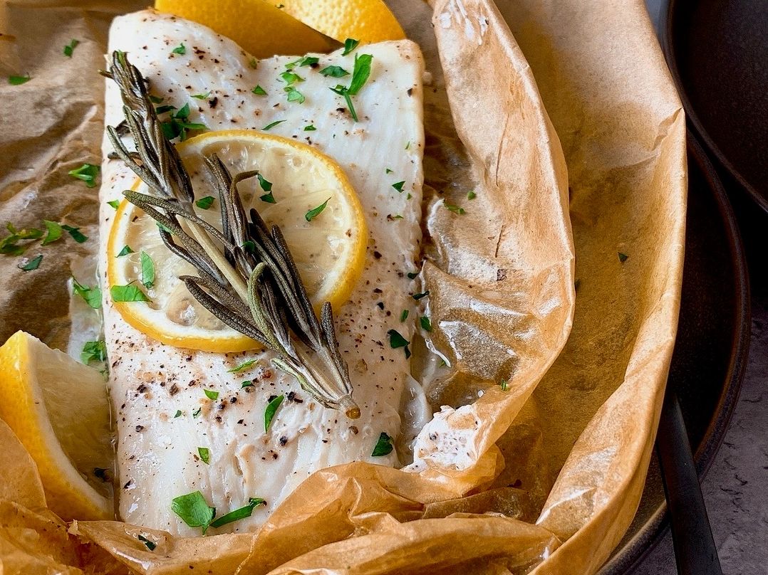 halibut in parchment paper
