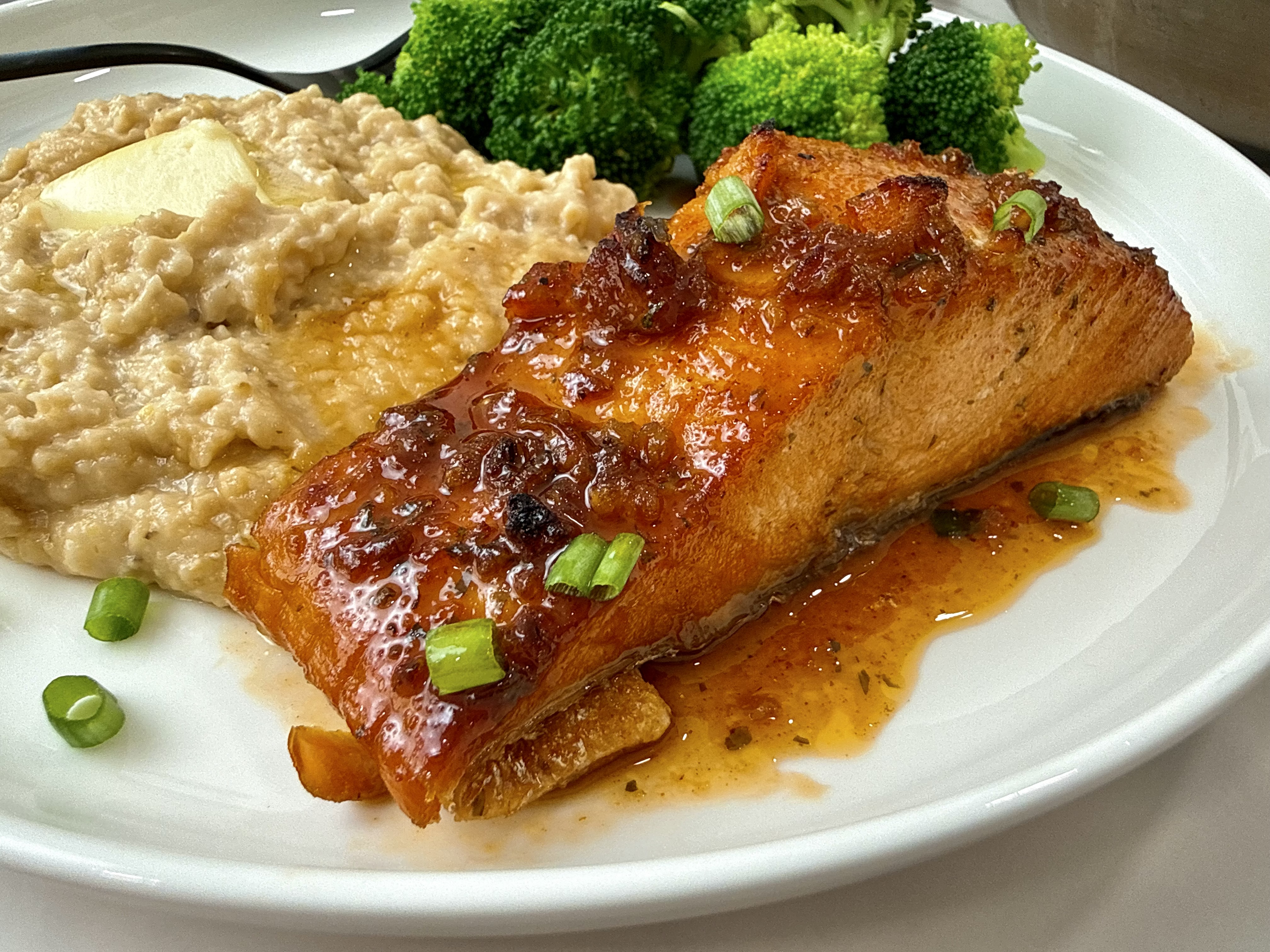 honey garlic salmon
