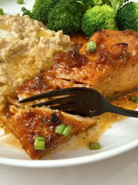 honey garlic salmon